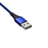 Akyga AK-USB-42 USB-A naar USB-C magnetische kabel, USB 2.0, 1 m