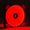 Akyga AW-12E-BR 120 mm behuizingsventilator, 33 rode leds, Molex, zwart