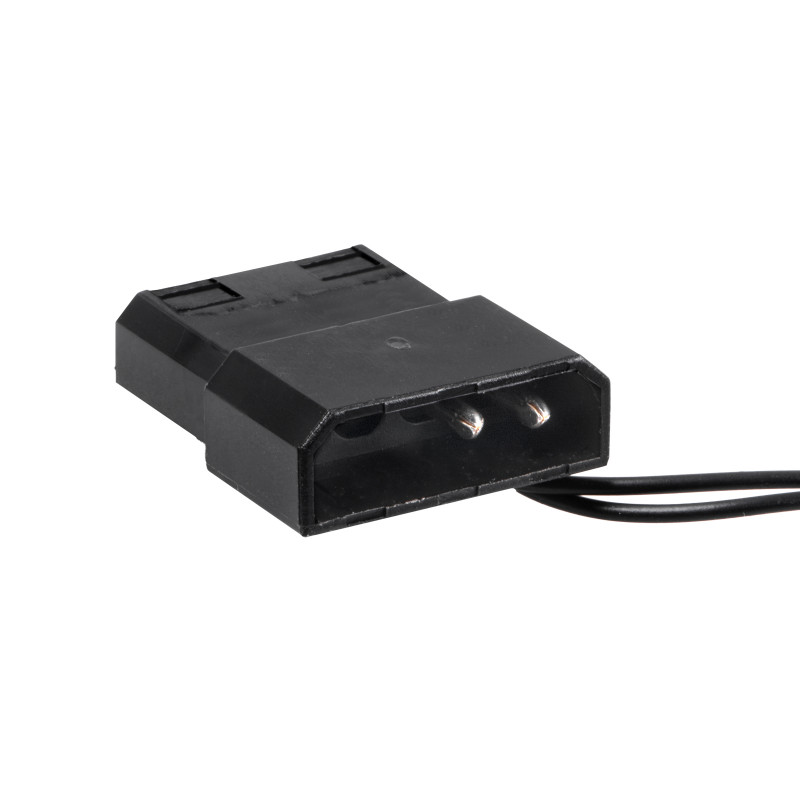 Akyga AW-12E-BR 120 mm behuizingsventilator, 33 rode leds, Molex, zwart