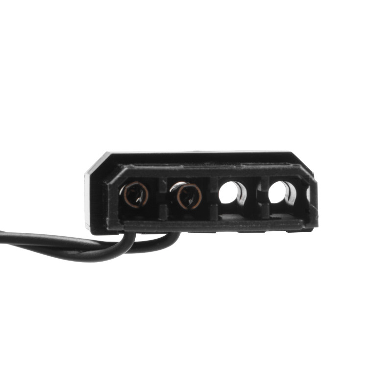 Akyga AW-12E-BG 120 mm behuizingsventilator, 33 groene leds, Molex, zwart