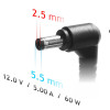 Akyga AK-ND-30 voeding 12 V, 5 A, 60 W, 5,5 x 2,5 mm, voor mini-pc / led, 1,2 m