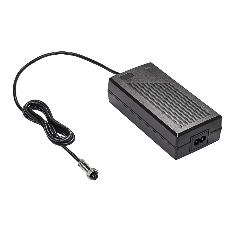 Akyga AK-EV-02 oplader voor e-bikes en e-scooters met 24 V-accu, 29,4 V / 2 A, 60 W, GX12 9 mm bus, 1 m