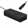 Akyga AK-EV-03 oplader voor e-bikes en e-scooters met 36 V-accu, 42 V / 2 A, 84 W, XLR 3-pin stekker, 1 m