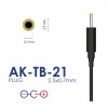 Akyga AK-TB-21 universele voeding 5 V / 2 A 10 W, DC 2,5 x 0,7 mm, 1,5 m, zwart
