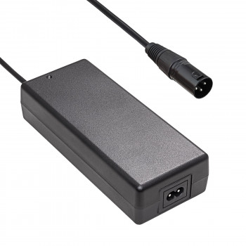 Akyga AK-EV-04 e-bike-oplader voor 48 V-accu's, 54,6 V / 2 A, 110 W, XLR 3-pin stekker, 1 m