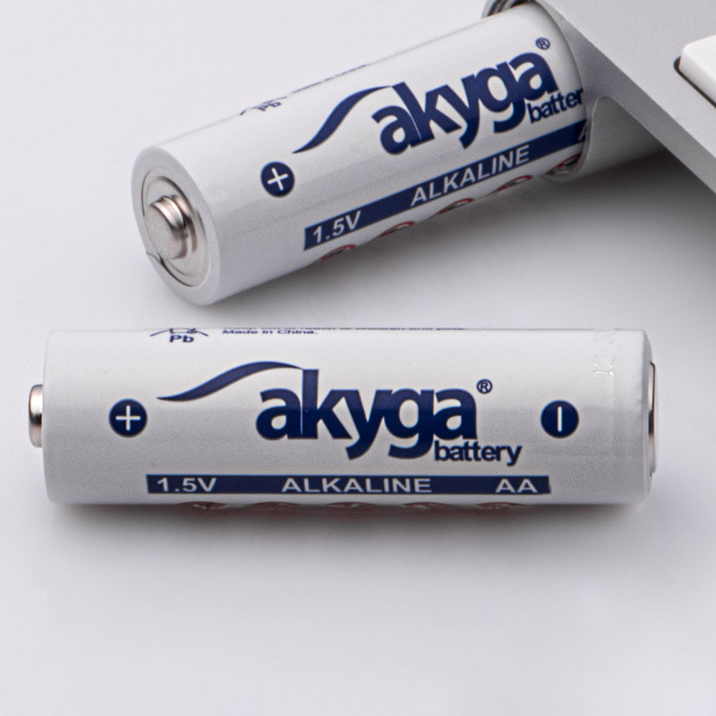 Akyga AKY2069 AA LR6 alkaline batterij 1,5 V 3050 mAh, 4 stuks (krimpverpakking)