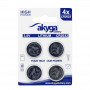 Akyga AKY2100 CR2032 lithiumbatterij 3 V 210 mAh, 4 stuks (blister)