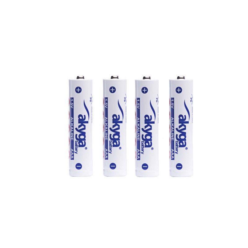 Akyga AKY1971 AAA LR03 alkaline batterij 1,5 V 1300 mAh, 4 stuks (blister)