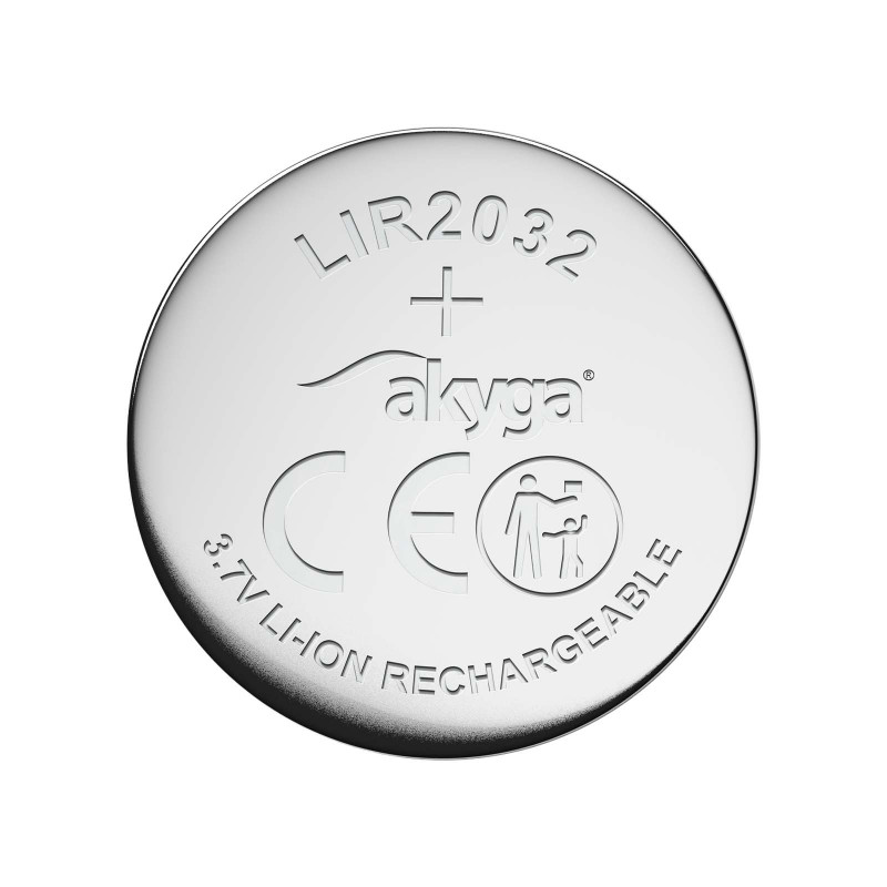 Akyga UltraCoin AKY1707 LIR2032 oplaadbare Li-Ion-knoopcel 3,7 V 70 mAh