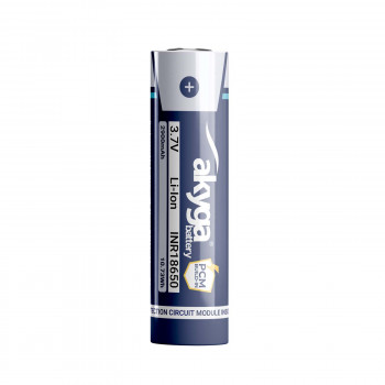 Akyga AKY2455 INR18650-29M Li-Ion-18650-accu 3,7 V 2900 mAh met PCM-beveiliging