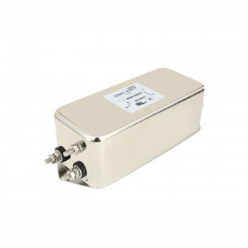 Akyga EN2060-30-S eenfasig EMC-netfilter 30 A, 120–250 V AC, 50/60 Hz, M4-schroefaansluitingen