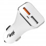 Autolader 12/24V Akyga AK-CH-08 18W 2x USB-A Quick Charge 3.0 5-12V / 1.5-3A wit