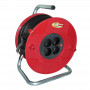 Brennenstuhl Akyga AK-CR-08 kabelhaspel, 4 stopcontacten, IP20, 25 m, rood