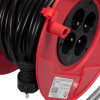 Brennenstuhl Akyga AK-CR-08 kabelhaspel, 4 stopcontacten, IP20, 25 m, rood