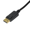 Akyga AK-AD-11 converter-adapter met kabel DisplayPort stekker naar HDMI bus, 15 cm, zwart