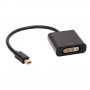 Akyga AK-AD-37 Mini DisplayPort (M) naar DVI 24+5 (F) adapterkabel, 15 cm