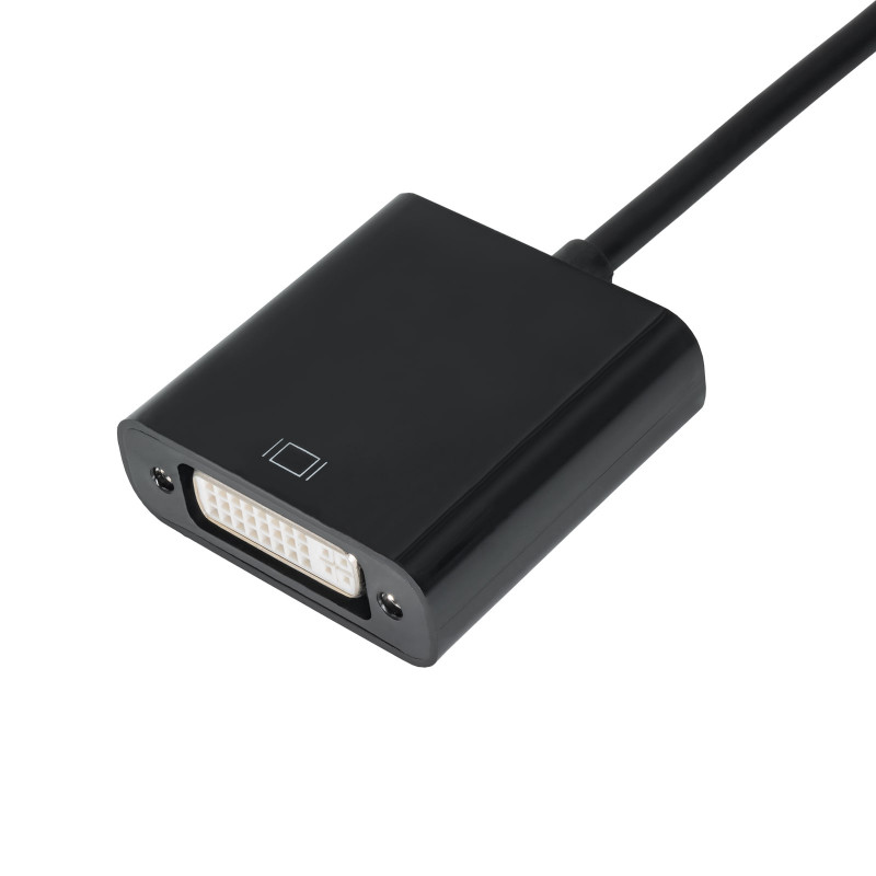 Akyga AK-AD-37 Mini DisplayPort (M) naar DVI 24+5 (F) adapterkabel, 15 cm
