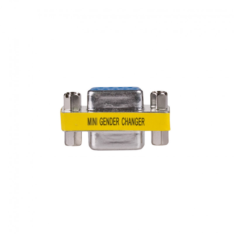 Akyga AK-AD-16 D-Sub 9-polig (F) naar D-Sub 9-polig (F) RS-232 gender changer, zilver