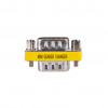 Akyga AK-AD-17 D-Sub 9-polig (M) naar D-Sub 9-polig (M) RS-232 gender changer, zilver