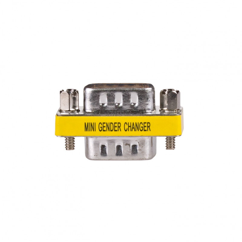 Akyga AK-AD-17 D-Sub 9-polig (M) naar D-Sub 9-polig (M) RS-232 gender changer, zilver