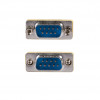 Akyga AK-AD-17 D-Sub 9-polig (M) naar D-Sub 9-polig (M) RS-232 gender changer, zilver