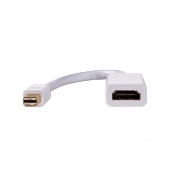 Akyga AK-AD-38 Mini DisplayPort (M) naar HDMI (F) adapterkabel, 4K, 15 cm