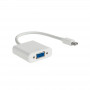 Akyga AK-AD-39 Mini DisplayPort (M) naar VGA (F) adapterkabel, 15 cm, wit