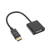 Akyga AK-AD-58 adapterkabel DisplayPort (stekker) naar DVI-I 24+5 (bus), 20 cm