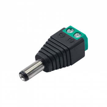 Akyga AK-SC-16 DC-stekker 5,5 x 2,1 mm met schroefklemmen voor UTP-kabel, CCTV