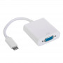 Akyga AK-AD-55 adapterkabel USB-C (stekker) naar VGA (bus), Full HD, 15 cm
