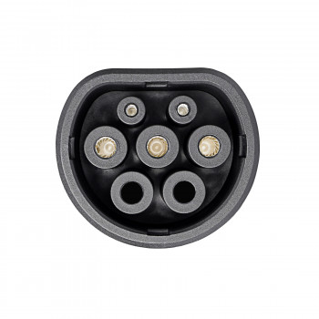 Akyga AK-SC-E04 Type 2-laadkoppeling (IEC 62196-2) voor elektrische voertuigen, 1-fase, 32 A, blauw