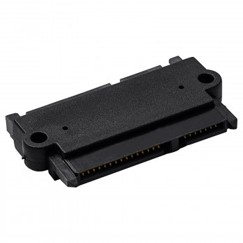 Akyga AK-CA-83 SATA 22-pins (15+7) adapter bus naar stekker, zwart