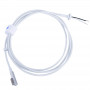 Akyga AK-SC-34 DC-servicekabel voor notebookvoeding MagSafe L, 85 W, 1,2 m, voor Apple, wit