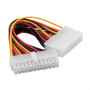 Akyga AK-CA-66 ATX-stroomadapterkabel 20-pins (bus) naar 24-pins (20+4) (stekker), 15 cm