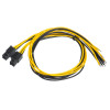 Akyga AK-SC-22 servicekabel voor pc-voeding EPS 8-pin (4+4) stekker, 45 cm
