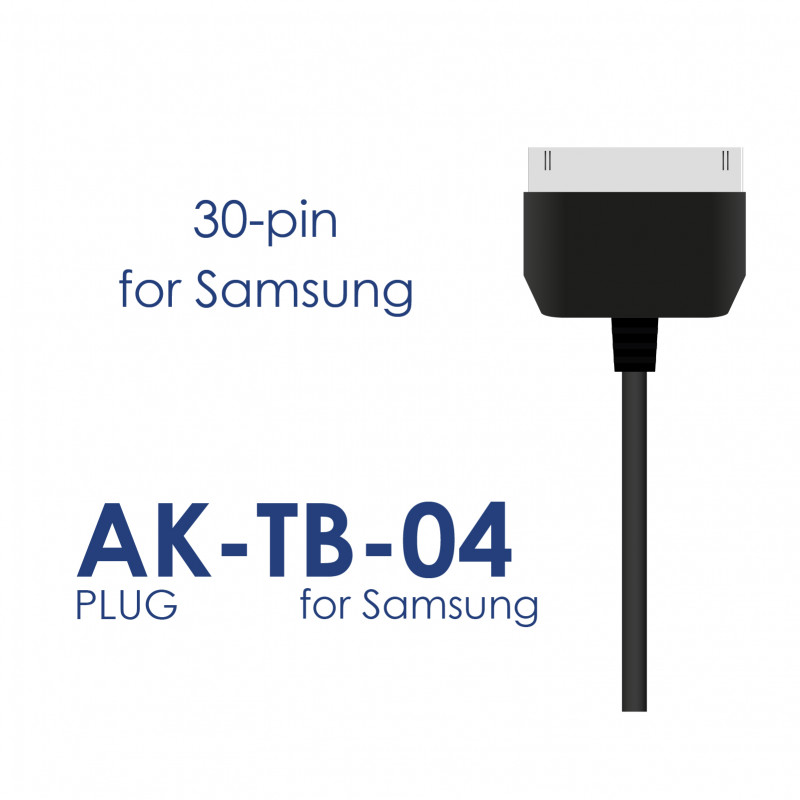 Universele voeding Akyga AK-TB-04 5,0V / 2,0A 10W Samsung 30-pin 1,5m