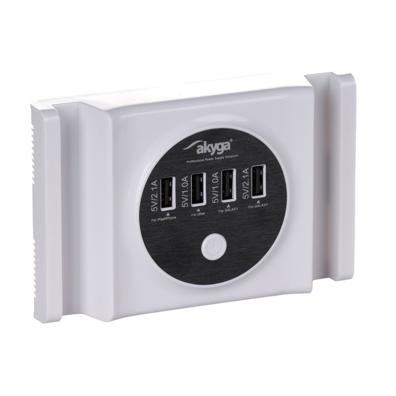 Universele voeding Akyga AK-TB-05 5.0V / 6.0A 30W 4x USB A 1.5m