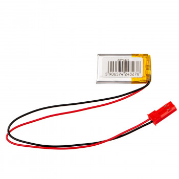 Akyga AKY0472 LP301525 Li-Po-accu 3,7 V 85 mAh met PCM, JST 2,54 mm 2-pin stekker, 150 mm kabel