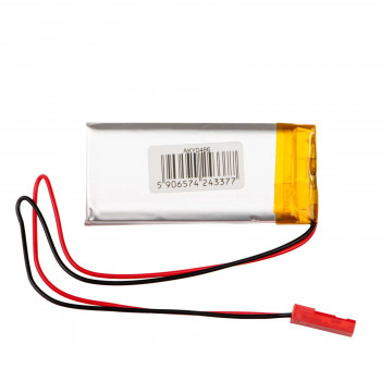 Akyga AKY0486 LP502248 Li-Po-accu 3,7 V 450 mAh met PCM, JST 2,54 mm 2-pin stekker, 150 mm kabel