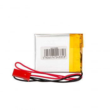 Akyga AKY0386 LP403035 Li-Po-accu 3,7 V 400 mAh met PCM, JST 2,54 mm 2-pin stekker, 150 mm kabel