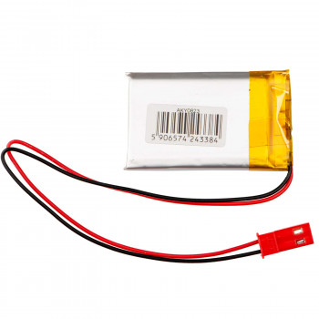 Akyga AKY0823 LP542439 Li-Po-accu 3,7 V 500 mAh met PCM, JST 2,54 mm 2-pin stekker, 150 mm kabel