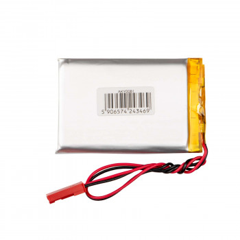 Akyga AKY0081 LP573450 Li-Po-accu 3,7 V 980 mAh met PCM, JST 2,54 mm 2-pin stekker, 150 mm kabel
