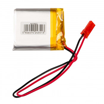 Akyga AKY0622 LP883440 Li-Po-accu 3,7 V 1200 mAh met PCM, JST 2,54 mm 2-pin stekker, 150 mm kabel
