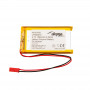 Akyga AKY0105 LP584070 Li-Po-accu 3,7 V 1500 mAh met PCM, JST 2,54 mm 2-pin stekker, 150 mm kabel
