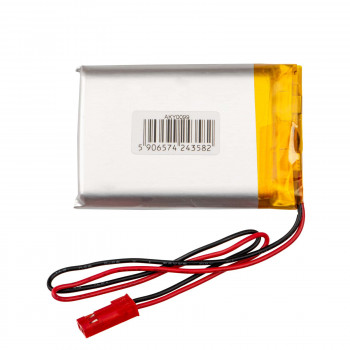 Akyga AKY0099 LP903450 Li-Po-accu 3,7 V 1600 mAh met PCM, JST 2,54 mm 2-pins stekker, 150 mm kabel