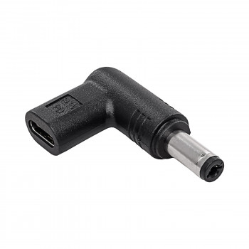 Akyga AK-ND-C02 oplaadadapter USB-C naar DC 5,5 x 2,1 mm voor notebooks, 18,5-20 V, 100 W