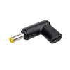 Akyga AK-ND-C03 oplaadadapter USB-C naar DC 4,8 x 1,7 mm voor notebooks, 18,5-20 V, 100 W