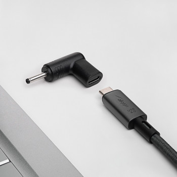 Akyga AK-ND-C06 oplaadadapter USB-C naar DC 3,0 x 1,0 mm voor notebooks, 18,5-20 V, 100 W