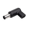 Akyga AK-ND-C07 oplaadadapter USB-C naar DC 7,4 x 5,0 mm + pin voor notebooks, 18,5-20 V, 100 W, voor HP