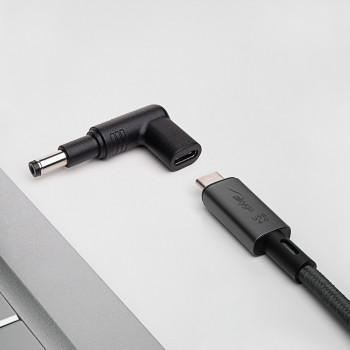 Akyga AK-ND-C13 oplaadadapter USB-C naar DC 4,8 x 1,7 mm voor notebooks, 18,5-20 V, 100 W